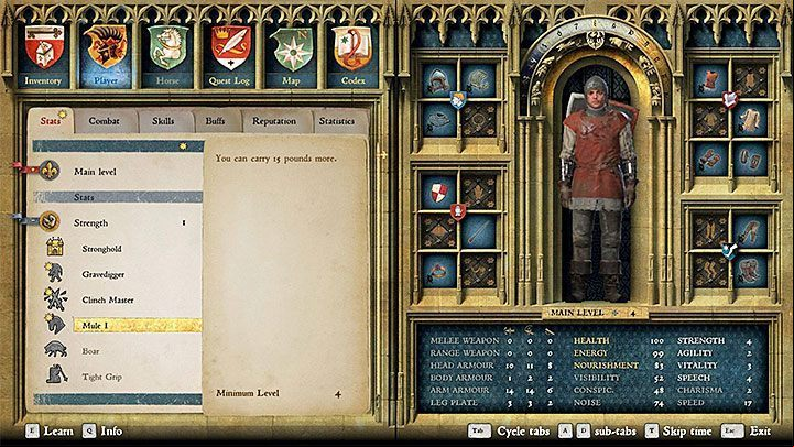 The weight limit in Kingdom Come: Deliverance is one of those things you have to keep in mind right from the start of the game - Kingdom Come Deliverance: Beginners Guide - Basics - Kingdom Come Deliverance Game Guide