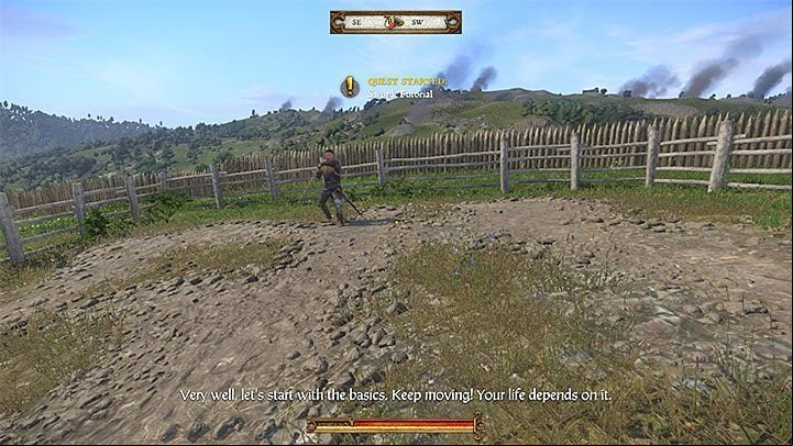 Speak with Combat Master Vanyek in the village and then meet him at the practice ring to the left of the castle - Kingdom Come Deliverance: Unexpected Visit - Main quests - Kingdom Come Deliverance Game Guide