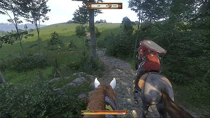 A cut-scene will commence, and you will see Ulrich appearing in the camp - Kingdom Come Deliverance: All that Glisters - Main quests - Kingdom Come Deliverance Game Guide