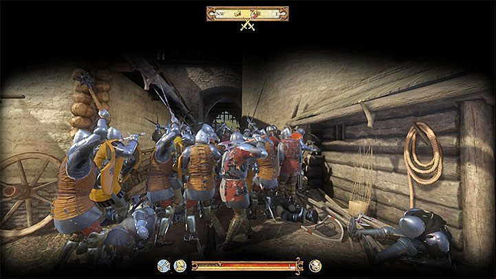 After dealing with all the opponents on the castle walls, the battle will transfer to the castle courtyard - Kingdom Come Deliverance: An Oath is an Oath - Main quests - Kingdom Come Deliverance Game Guide