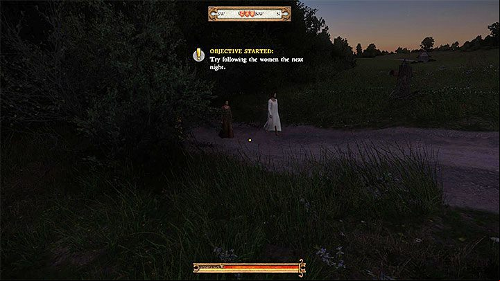 Carefully approach the place of the meeting place - Kingdom Come Deliverance: Side quests in Uzhitz - Side quests - Kingdom Come Deliverance Game Guide