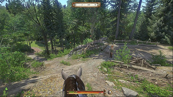 Stick to the main path that goes south - Kingdom Come Deliverance: Side quests in Uzhitz - Side quests - Kingdom Come Deliverance Game Guide