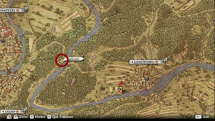 The quest will not start directly in Ledetchko - Kingdom Come Deliverance: Side quests in Ledetchko - Side quests - Kingdom Come Deliverance Game Guide