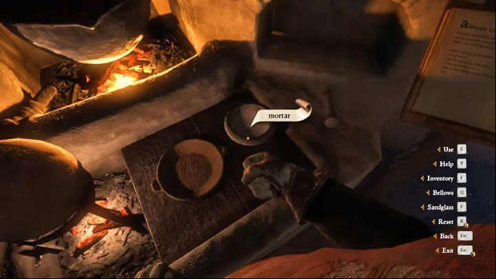 Step 4 -Place two Belladonnas in the mortar and mash them - How to craft Saviour Schnapps? - FAQ - Kingdom Come Deliverance Game Guide