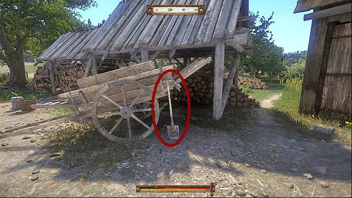 The shovel is found nearby from the quest giver - Where to find a shovel and how to locate the grave in Kingdom Come? - FAQ - Kingdom Come Deliverance Game Guide