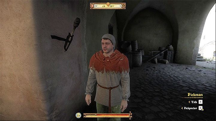 Pickman is one of the beggars, but he is really a refugee from Skalitz - How to get the Queen of Shebas Sword in Kingdom Come Deliverance? - FAQ - Kingdom Come Deliverance Game Guide