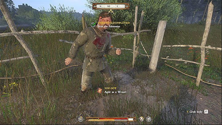 Before you can challenge a fisherman to a duel, you must fight three other warriors from Uzhitz - Uzhitz activities in Kingdom Come Deliverance - Activities - Kingdom Come Deliverance Game Guide