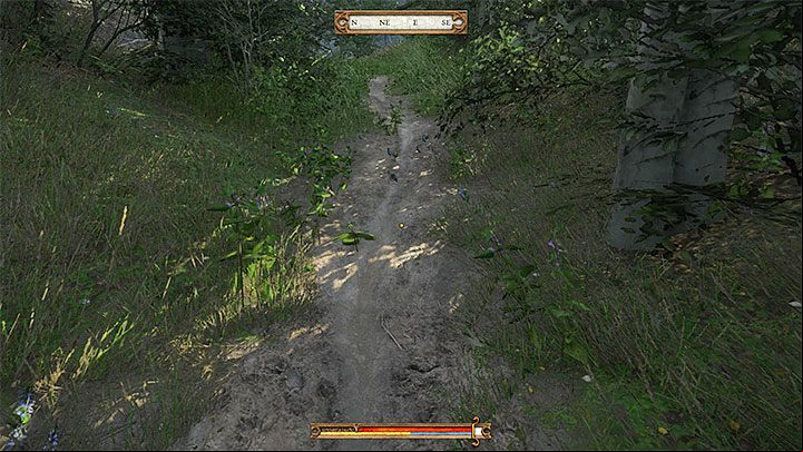 Now go back slightly to the north and find the narrow path that leads to the east - Treasure IV | Treasure maps in Kingdom Come Deliverance - Treasure maps - Kingdom Come Deliverance Game Guide