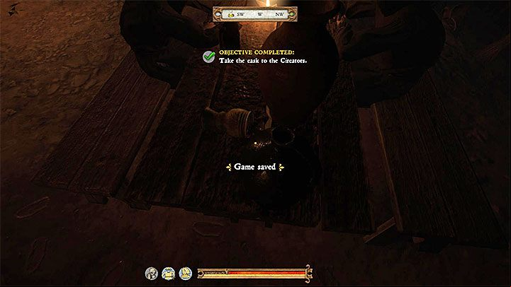 You have to go to the building located in the north part of Sasau Monastery - Sasau Monastery (A Needle in a Haystack) | Side quests in Kingdom Come Deliverance - Side quests - Kingdom Come Deliverance Game Guide