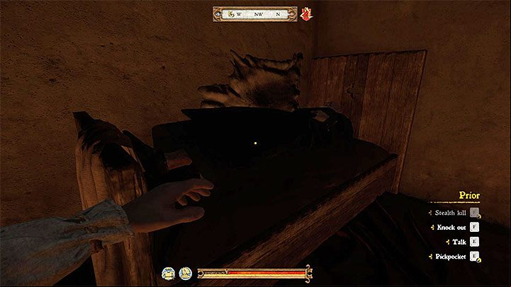 The second method to get the Monastery Key is to steal from the prior - Where to find lockpicks and Monastery Key in the Monastery in Kingdom Come? - FAQ - Kingdom Come Deliverance Game Guide