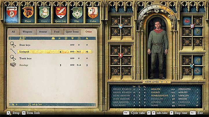 Your first encounter with lockpicking might take place during the prologue - the Unexpected Visit quest - How to obtain lockpicks in Kingdom Come Deliverance? - FAQ - Kingdom Come Deliverance Game Guide