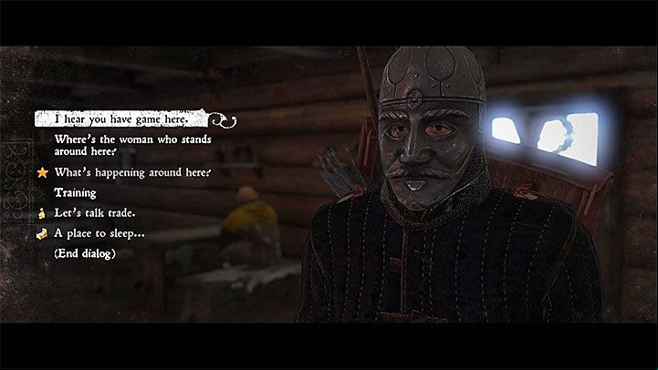This quest can be unlocked during the investigation of poachers as part of the quest Hare Hunt (starting in Talmberg) or by simply asking Andrew for a job - Inn in the Glade | Side quests in Kingdom Come Deliverance - Side quests - Kingdom Come Deliverance Game Guide