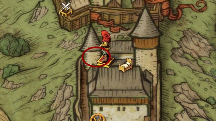 After entering the watchtower, make sure that there are no guards in the area (they patrol the surrounding balconies) - Inn in the Glade | Side quests in Kingdom Come Deliverance - Side quests - Kingdom Come Deliverance Game Guide