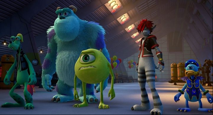 Important characters: Mike, Sulley - Descriptions of all worlds in Kingdom Hearts 3 - Universe - Kingdom Hearts 3 Guide