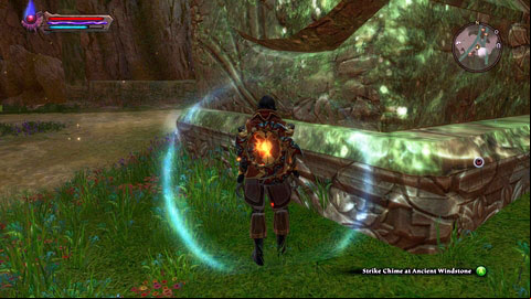 After a short conversation the woman will give you an item which you have to use on the nearby stone M10(7) - The Great General | Walkthrough - Walkthrough - Kingdoms of Amalur: Reckoning Game Guide & Walkthrough