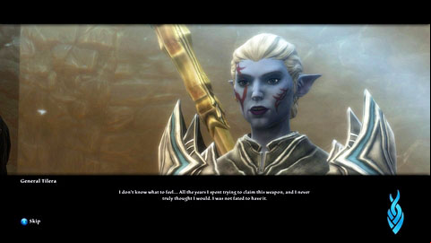 With the monster finally dead, speak with the General to finish the mission - The Great General | Walkthrough - Walkthrough - Kingdoms of Amalur: Reckoning Game Guide & Walkthrough