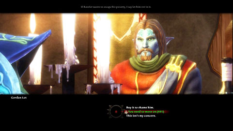 After obtaining the scroll, take it to the innkeeper Gordan Lot in Ayten - The Wolds - p.1 | Side missions - Side missions - Kingdoms of Amalur: Reckoning Game Guide & Walkthrough