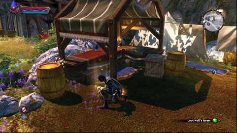 The fourth is inside Nells bag - The Wolds - p.2 | Side missions - Side missions - Kingdoms of Amalur: Reckoning Game Guide & Walkthrough