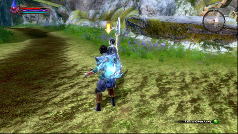 Before the warehouse entrance you will come across a guard - Tala-Rane - p.1 | Side missions - Side missions - Kingdoms of Amalur: Reckoning Game Guide & Walkthrough
