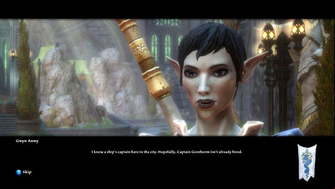 Gwyn on the Quays M6(24) will send you to the docks, so that you Captain Fros Gonthorm M6(25) - Tala-Rane - p.2 | Side missions - Side missions - Kingdoms of Amalur: Reckoning Game Guide & Walkthrough