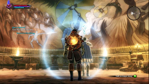 With the last enemy dead, approach the painting on the wall and listen to what your companion has to say - Tala-Rane - p.3 | Side missions - Side missions - Kingdoms of Amalur: Reckoning Game Guide & Walkthrough