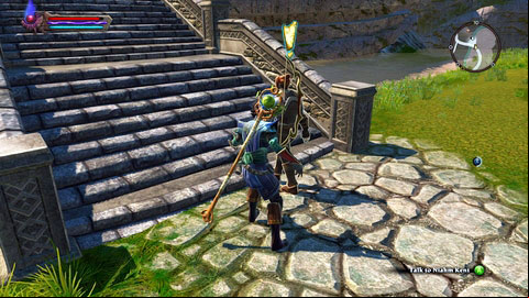 Nearby the stone bridge in Tala-Rane you will find the camp of Niahm Kent M2(16) - Tala-Rane - p.4 | Side missions - Side missions - Kingdoms of Amalur: Reckoning Game Guide & Walkthrough