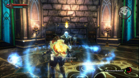 After speaking to Eran Mehneen at the Scholia Arcana M6(20), head to Skycrown M7(15) - Tala-Rane - p.6 | Side missions - Side missions - Kingdoms of Amalur: Reckoning Game Guide & Walkthrough