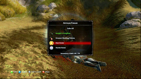 After Savants final death, search his body to find the Sun Stone and Strom Stune - Tala-Rane - p.6 | Side missions - Side missions - Kingdoms of Amalur: Reckoning Game Guide & Walkthrough