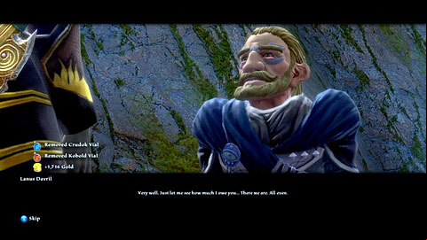 Return all the phials to receive gold and the possibility to repeat this mission as many times you like - Tala-Rane - p.8 | Side missions - Side missions - Kingdoms of Amalur: Reckoning Game Guide & Walkthrough