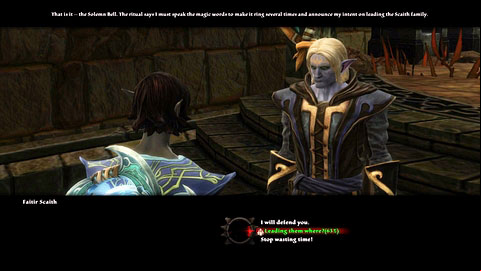 As youre exploring the dungeons, Faitir will speak to you a couple times - Tala-Rane - p.9 | Side missions - Side missions - Kingdoms of Amalur: Reckoning Game Guide & Walkthrough