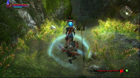 In order to help them, select the southern path and then quietly kill the only guard with your daggers - Breaking the Siege - p. 1 | Walkthrough - Walkthrough - Kingdoms of Amalur: Reckoning Game Guide & Walkthrough
