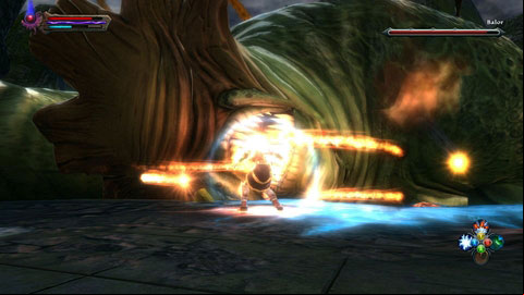 If you deal him some amount of damage, the beast will fall down for few seconds, becoming an easy target - Breaking the Siege - p. 2 | Walkthrough - Walkthrough - Kingdoms of Amalur: Reckoning Game Guide & Walkthrough