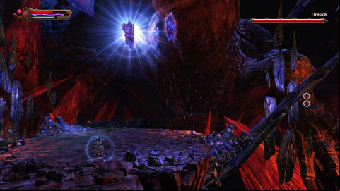 During the fight the dragon mostly uses two types of attack - Reckoning | Walkthrough - Walkthrough - Kingdoms of Amalur: Reckoning Game Guide & Walkthrough