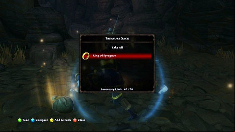 After the fight Hreid will give you a reward and a magic ring - The Red Marches - p. 2 | Side missions - Side missions - Kingdoms of Amalur: Reckoning Game Guide & Walkthrough