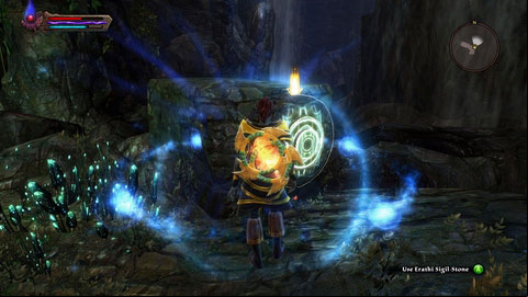 First thing you should do, when you get there, is to find three switches - Alserund - p. 1 | Side missions - Side missions - Kingdoms of Amalur: Reckoning Game Guide & Walkthrough