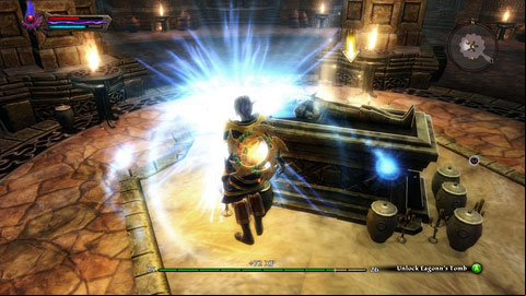 Your objective is to get remains of powerful artifact, which is located in the underground of Eagonns Tomb M2(7) - Alserund - p. 2 | Side missions - Side missions - Kingdoms of Amalur: Reckoning Game Guide & Walkthrough
