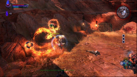 While he takes Holdens hits, you can easily kill the rest of enemies - Alserund - p. 5 | Side missions - Side missions - Kingdoms of Amalur: Reckoning Game Guide & Walkthrough