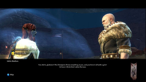 As a reward youll get gold, powerful sword and a card Twist of Faith - Undisputed Champion - Alserund - p. 5 | Side missions - Side missions - Kingdoms of Amalur: Reckoning Game Guide & Walkthrough