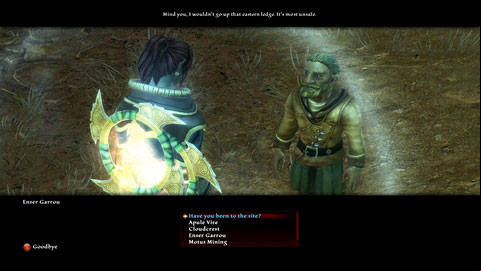 He awaits you to the east from the camp M3(2) - The Hollowlands - p. 1 | Side missions - Side missions - Kingdoms of Amalur: Reckoning Game Guide & Walkthrough