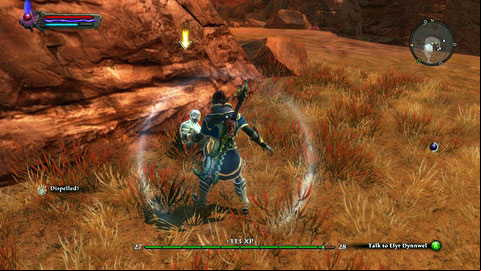 Youll find him at the high hill in the southern part of the location M4(6) - Menetyre - p. 2 | Side missions - Side missions - Kingdoms of Amalur: Reckoning Game Guide & Walkthrough