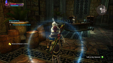 Bring it to the smith, who waits for you in Ironfast Keep M4(4) - Menetyre - p. 2 | Side missions - Side missions - Kingdoms of Amalur: Reckoning Game Guide & Walkthrough