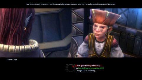 Talk to her and use gold or persuasion to get information on the item youre looking for - Apotyre - p. 3 | Side missions - Side missions - Kingdoms of Amalur: Reckoning Game Guide & Walkthrough