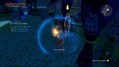 Renerit Vale and Sari Cemble work at the nearby market - Adessa - p. 2 | Side missions - Side missions - Kingdoms of Amalur: Reckoning Game Guide & Walkthrough