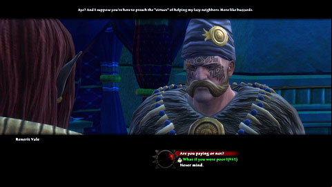 If you persuade them with a threat, they will increase prices - Adessa - p. 2 | Side missions - Side missions - Kingdoms of Amalur: Reckoning Game Guide & Walkthrough
