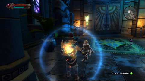 When you get to the city laboratory M6(9), talk to a gnome named Daedinnear - Adessa - p. 2 | Side missions - Side missions - Kingdoms of Amalur: Reckoning Game Guide & Walkthrough