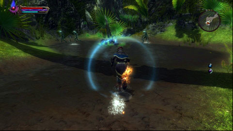 One of the creatures can be found in the south-western corner of the locations - Drowned Forest - p. 1 | Side missions - Side missions - Kingdoms of Amalur: Reckoning Game Guide & Walkthrough