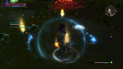Agree to do this and then head north M10(7) - Drowned Forest - p. 1 | Side missions - Side missions - Kingdoms of Amalur: Reckoning Game Guide & Walkthrough
