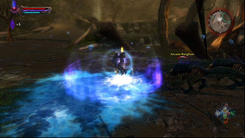 Follow her to the indicated place, killing creatures on your way - Drowned Forest - p. 2 | Side missions - Side missions - Kingdoms of Amalur: Reckoning Game Guide & Walkthrough