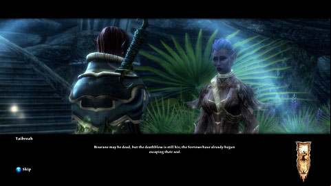 After killing the mage, talk to your companion and wait until she finishes the ritual - Drowned Forest - p. 5 | Side missions - Side missions - Kingdoms of Amalur: Reckoning Game Guide & Walkthrough