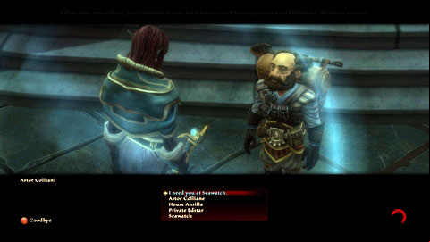 Youll find him in the center of Mel Senshir M7(8) - Caeled Coast - p. 4 | Side missions - Side missions - Kingdoms of Amalur: Reckoning Game Guide & Walkthrough